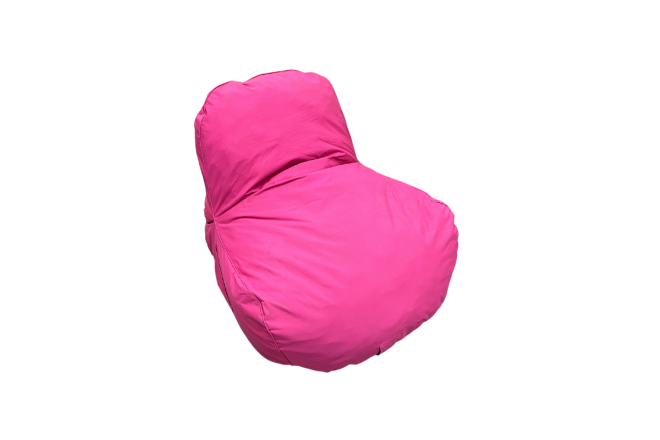 Pouf King Chair Pink Court Sans Accoudoirs