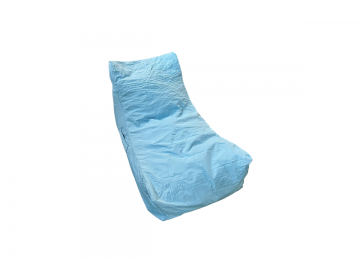 Pouf Lounger Turquoise Long...