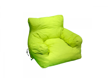 Pouf Chair With Amrests Lime Green Avec Accoudoirs