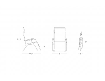 Relax FUTURA Batyline® Duo Galet tube Noir