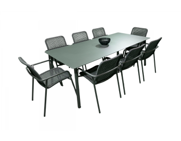 Ensemble Repas Durham 220x100 Charcoal