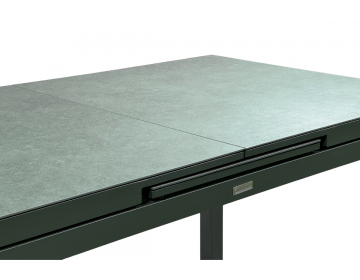 Ensemble Repas Gabon 160: 210 x90 Charcoal Plateau Kedra 6 pl. Karol