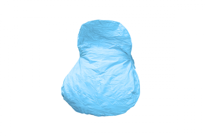 Pouf King Chair Turquoise Court Sans Accoudoirs