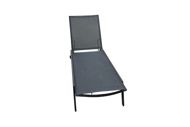 Lit de Soleil Hydra SL Alu Black Mat Textilène Black