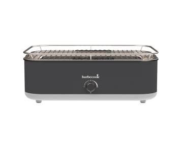 Barbecue Electrique E-Carlo Midnight Grey + plancha