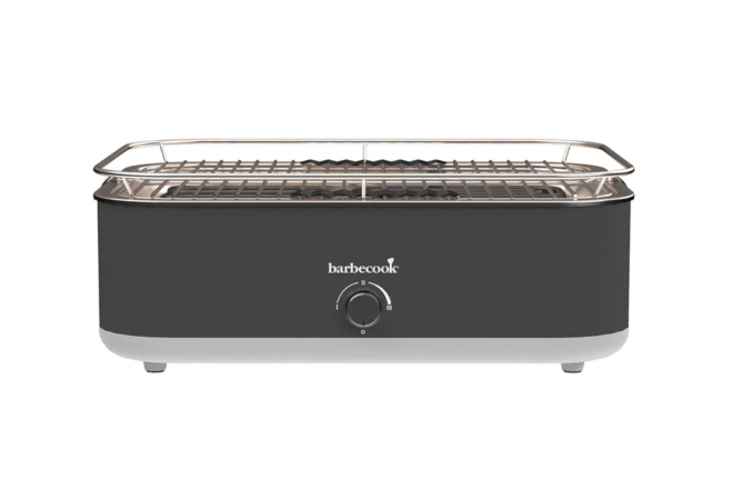 Barbecue Electrique E-Carlo Midnight Grey + plancha