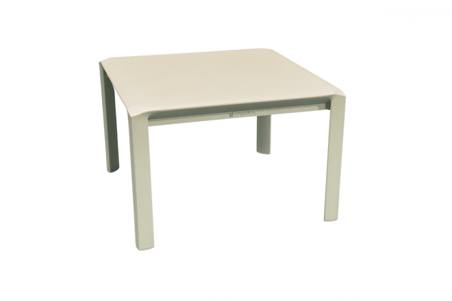 Table basse Aspen 45X45X30 Alu White Mat